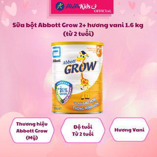 Sữa bột Abbott Grow 2+ hương vani 1.6 kg