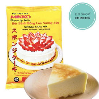 Bột bánh bông lan Mikko 200gr combo 3/5 gói tiện lợi