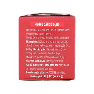 [Bao bì mới] Cà phê đen NesCafe Red Cup 30g