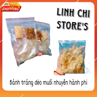 Bánh tráng dẻo muối nhuyễn hành phi