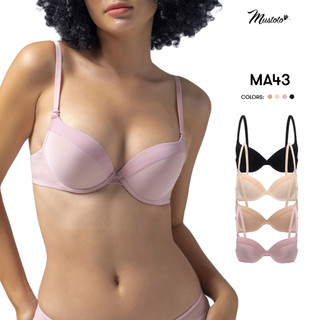Áo Lót Nữ Trơn Mút Mỏng 0,2cm Phối Lưới Mút Mỏng Bra Cao Cấp Allium (Mustoto MA43)