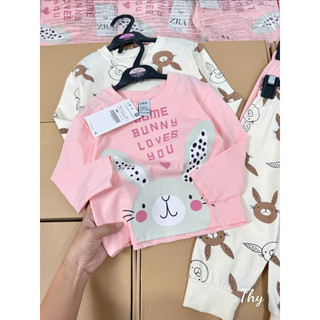 Sét 2 bộ thỏ dài tay cho bé