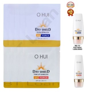 [ Siêu Hot ] combo 15 Gói Kem chống nắng ohui nâng tone chống UV Cao, đa năng 5 trong 1 ohui tone up sunblock UV Force