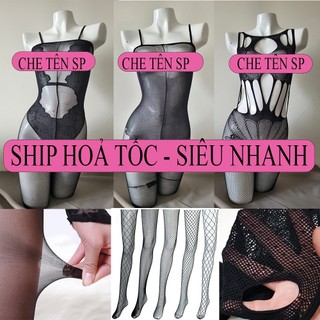 [Loại I - Siêu Đẹp] Cosplay gợi cảm - Bộ đồ ngủ ren lưới sexy/ Bodystocking lưới nóng bỏng M18
