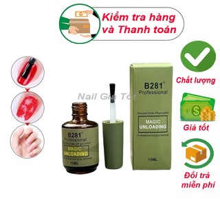 Phá gel móng B281, phá gel lạnh chai 15ml