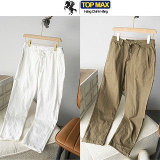 Combo Quần Đũi Dài Top Max, chất đũi linen sợi tre cao cấp, form suông ống rộng mềm mịn, co giãn