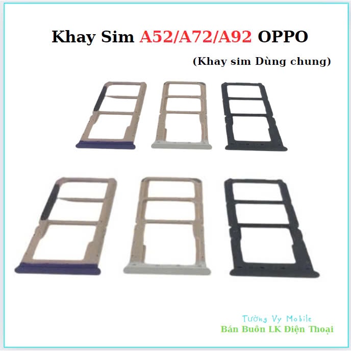 Khay Sim oppo A52/A72/A92