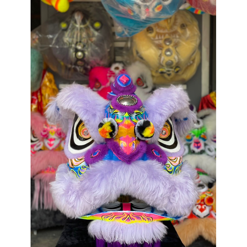 [Lân mỏ zảnh, full bộ]sườn may,tre combo 1 đầu 1đuôi 2 quần