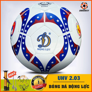Bóng Đá Động Lực In Sao UHV 2.03 Size Số 4 5 Trái Banh Da Chính Hãng Trẻ Em Người Lớn Thi Đấu Sân Cỏ Nhân Tạo & Tự Nhiên