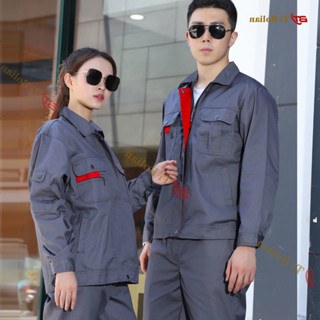  Áo bảo hộ lao động dài tay nam nữ kaki loại dày,Bộ Quần Áo Bảo Hộ Lao Động Ngắn Tay Mùa Hè Cho Nam Và Nữ Mẫu Mỏng  LNUC 