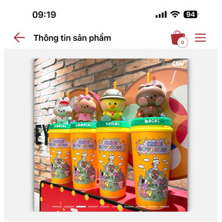 Ly nước CGV các loại