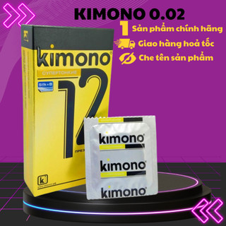 Bao cao su Kimono 0.02mm Supperthin vàng Gold