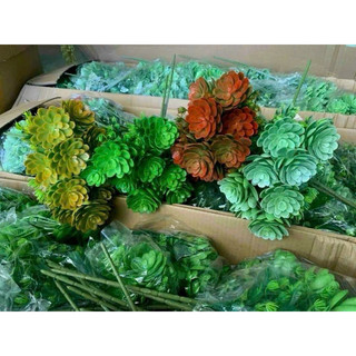 cành hoa sen đá loại 1( hoa giả)