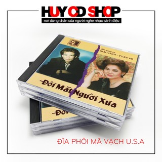 Đĩa cd nhạc vàng trữ tình bolero giao linh tuấn vũ chủ đề đôi mắt người xưa đĩa mỹ huy cd shop