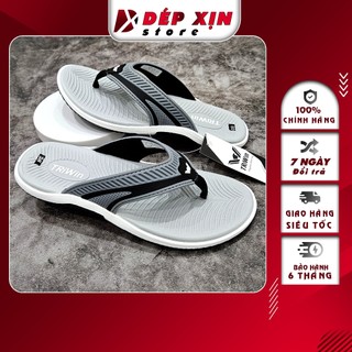  Dép Kẹp Nam Cao Cấp TRIWIN Quai Nhựa Mềm Đế Cao Su Chống Trượt Siêu Bền  Xám  