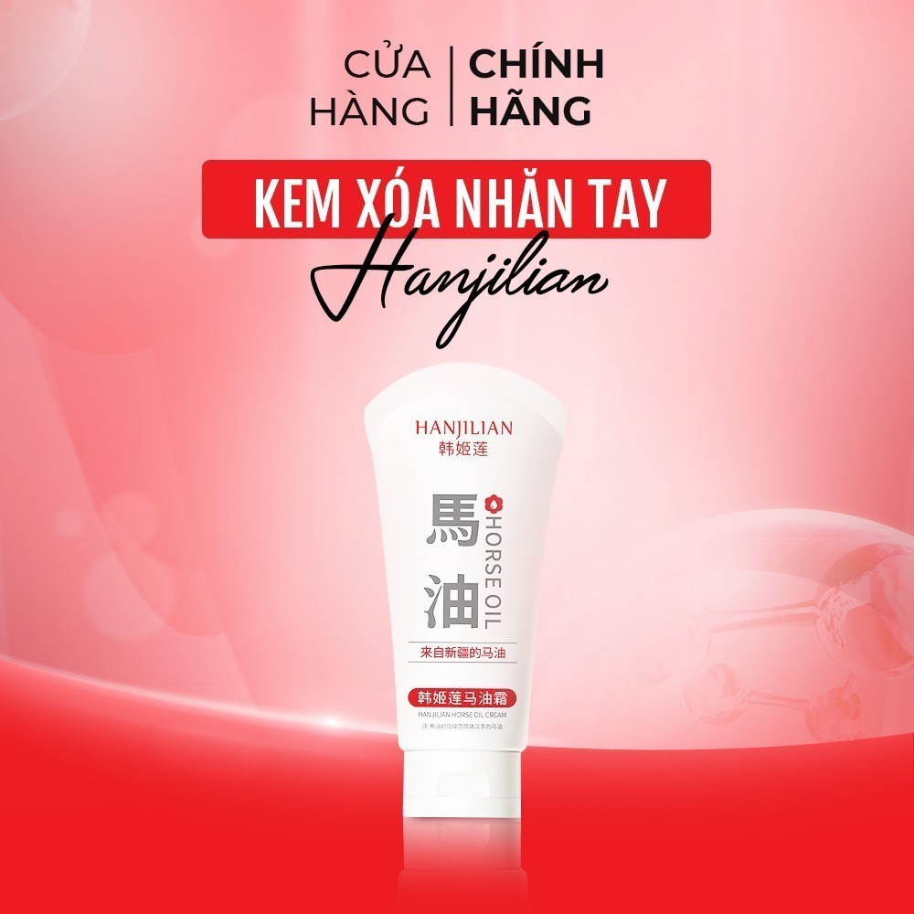Kem Dưỡng Da Tay Chân Hanjilian Nhật Bản Giúp Da Căng Bóng - Kem Mờ Vết Nhăn, Đồi Mồi, Chống Lão Hóa Hanjilia Nhật Bản