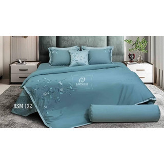 Bộ ga nệm phủ Hanvico Blue Sky BSM122
