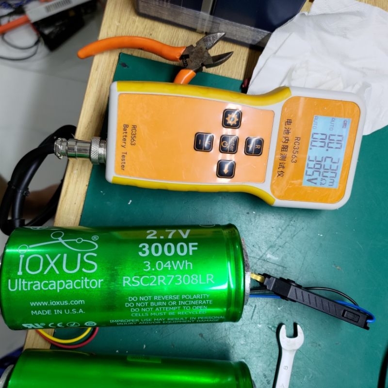 ( 1 cặp ) Siêu tụ IOXUS 3000F chế máy hàn cell