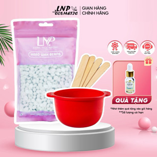 Combo sáp wax lông nóng [FREESHIP] sáp trong và chén tặng 10ml mỡ trăn giúp triệt lông nách , tay chân , râu, bikini