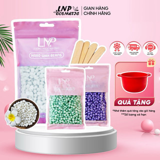 300g sáp wax lông nóng coconut hard wax beans tặng chén silicon , que gỗ và cột tóc