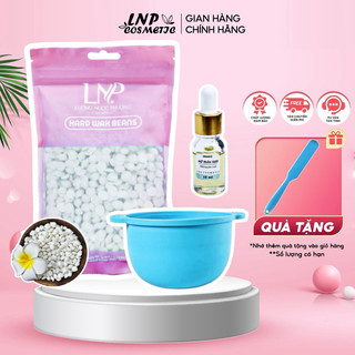  Combo sáp wax lông nóng  FREESHIP  sáp dừa ,chén  10ml mỡ trăn tặng kèm que silicone giúp tẩy lông nách,râu,bikini 
