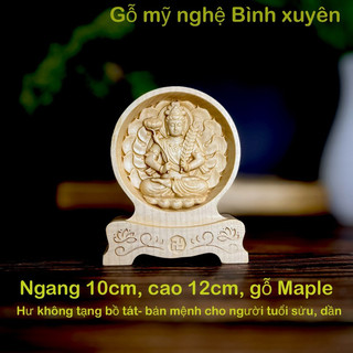 Hư không tạng bồ tát (cao 12cm)- phật bản mệnh cho người tuổi sửu, dần