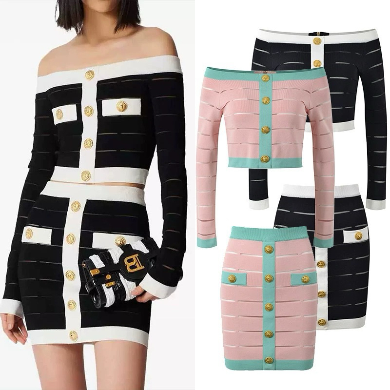 [Order] Váy Balmain bẹt vai sang chảnh