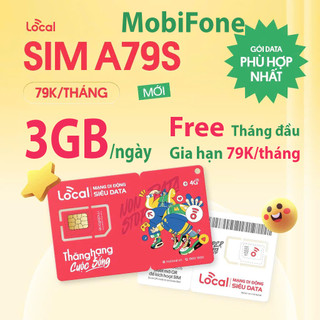   Miễn phí tháng đầu  Sim 4G Mobifone Local Số Tự chọn Có Local A0 đăng ký các Gói dài kỳ 3-12 tháng 