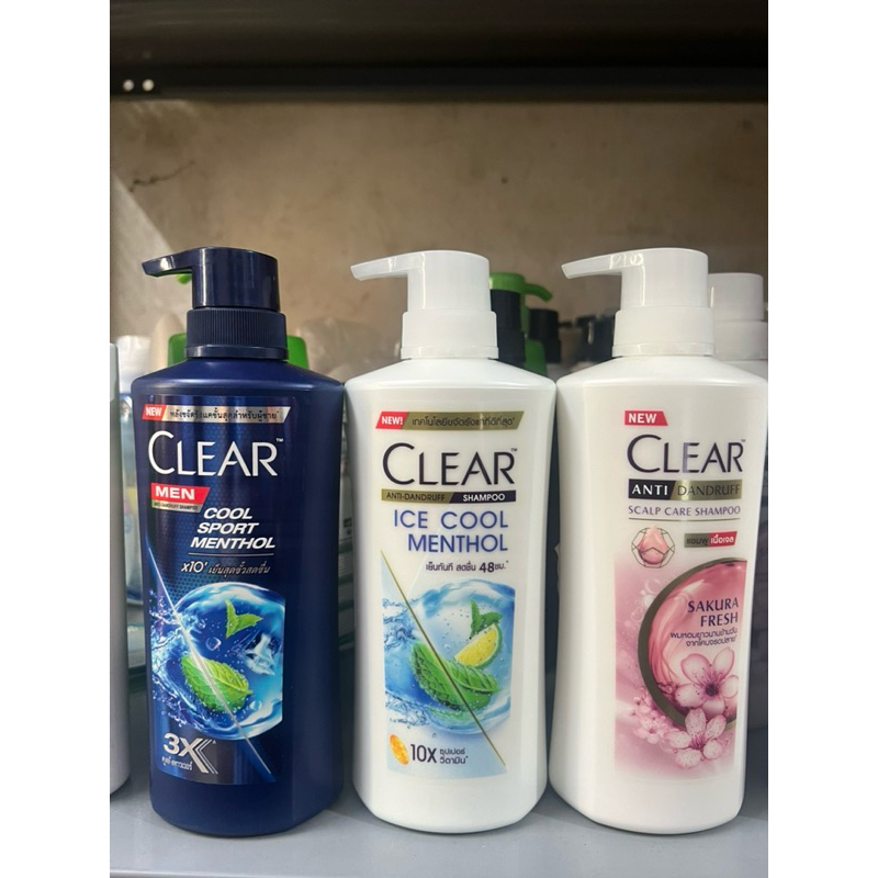 Dầu Gội clear Bạc Hà 400ml Thái Lan