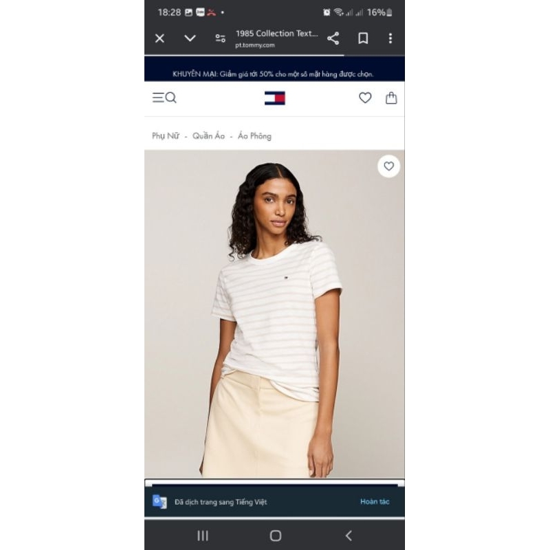 áo kẻ tommy