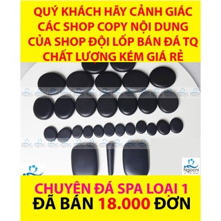 Đá Nóng Massage Spa Loại 1 đủ size Ngọc Ni Cao Cấp Chuyên cho Spa , Đá núi lửa,đá bazan giữ nóng lâu