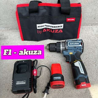  AKUZA F1 ATC Máy khoan pin Akuza F1 ATC Tốc độ không tải lên đến 2000 vòng phút. Bật tắt tính năng chống vặn cổ tay 