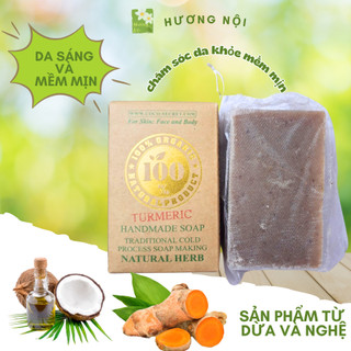 Xà bông dừa nghệ giảm mụn, dưỡng da 110g