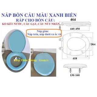 Nắp Bồn Cầu, Nắp Bồn Cầu Màu Xanh Biển