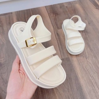 Dép sandal nữ quai hậu thời trang đi học đi làm văn phòng nâng đế 3cm đi mưa du lịch tắm biển girl phố-giày dép 97