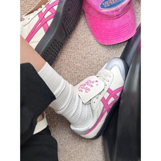  Giày Sport Onitsuka Tiger Tokuten Hồng Trắng Stay With Me Siêu Dễ Thương Giày Sneaker Onitsuka Tiger Pink Hot Hit 