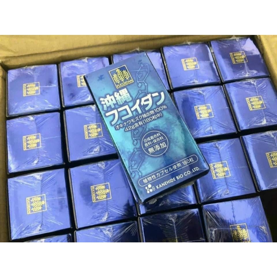 Viên Uống Fucoidan Okinawa 180 Viên Nội Địa Nhật Bản ( HỖ TRỢ NGƯỜI BỊ UNG THƯ ).
