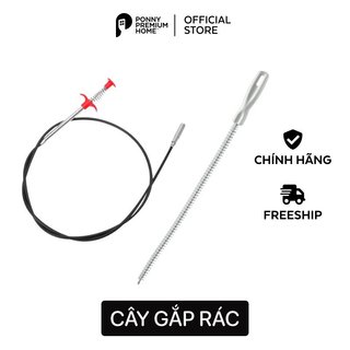 Dụng cụ gắp rác cây que gắp lông tóc thông tắc bồn, ống cống tiện lợi Ponny Premium Home