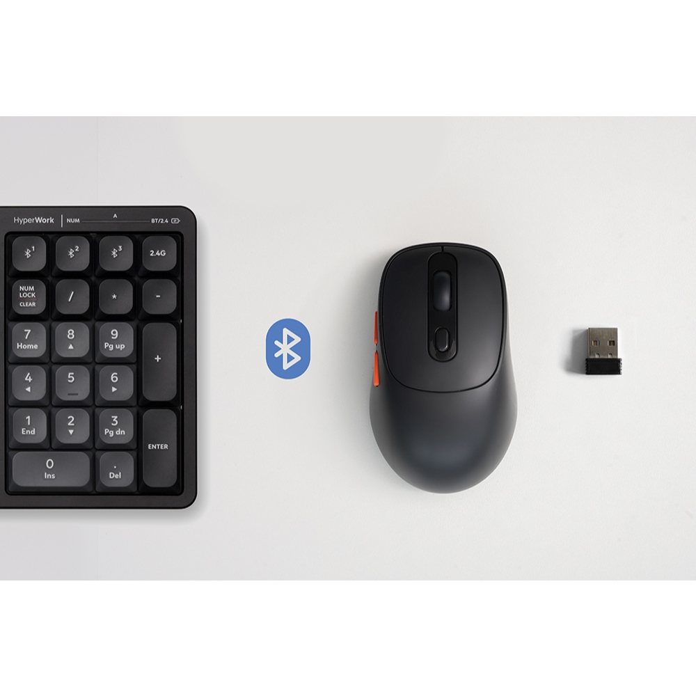 Bàn phím chuột không dây HyperWork SilentKey & Silentium Mini (Hàng chính hãng) | BigBuy360 - bigbuy360.vn