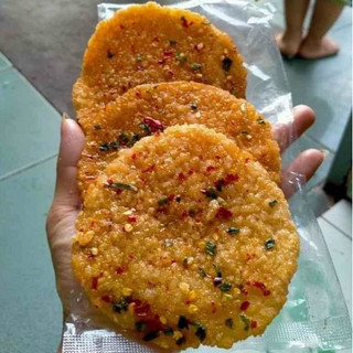 Cơm cháy chiên mắm ớt mỡ hành giòn ngon