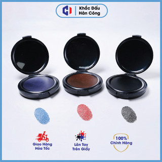 Lăn tay bỏ túi, hộp mực lăn tay, đóng dấu vân tay, điểm chỉ - khắc dấu hân công