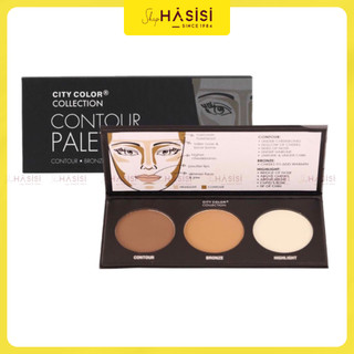 PHẤN TẠO KHỐI 3 Ô CITY COLOR CONTOUR EFFECTS PALETTE