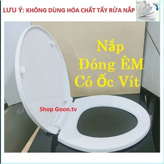 Nắp bồn cầu, nắp bồn cầu màu trắng