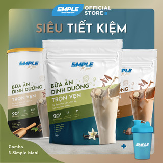 Combo 3 hộp simple meal - đồ uống thay thế bữa ăn - date mới