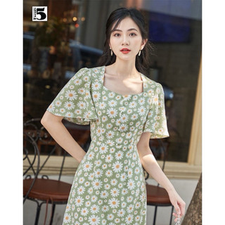 Pass váy hoa cúc xanh size M