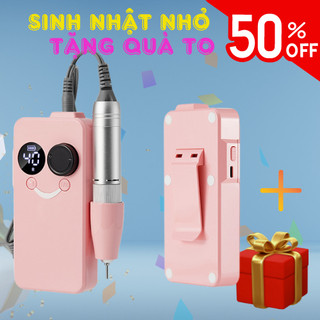 Máy mài móng tích điện cao cấp by02, máy mài nail móng gel, bột cầm tay, bảo hành 6 tháng chanh nail