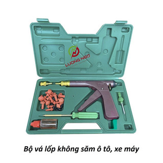 Bộ vá lốp không săm ô tô, xe máy, Bộ vá nấm, tiện dụng cho cả xe máy, ô tô