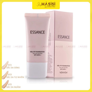Kem nền trang điểm essance - vdivov veil fit foundation spf25/pa++ 30ml