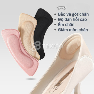 Set 2 miếng lót gót giày cao gót 4d, giày thể thao nam nữ - chống đau, chống trầy chân