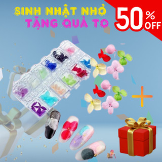 HOA KHÔ ẨN  MÓNG GEL, ẨN MÓNG BỘT - PHỤ KIỆN TRANG TRÍ MÓNG CHANH NAIL
